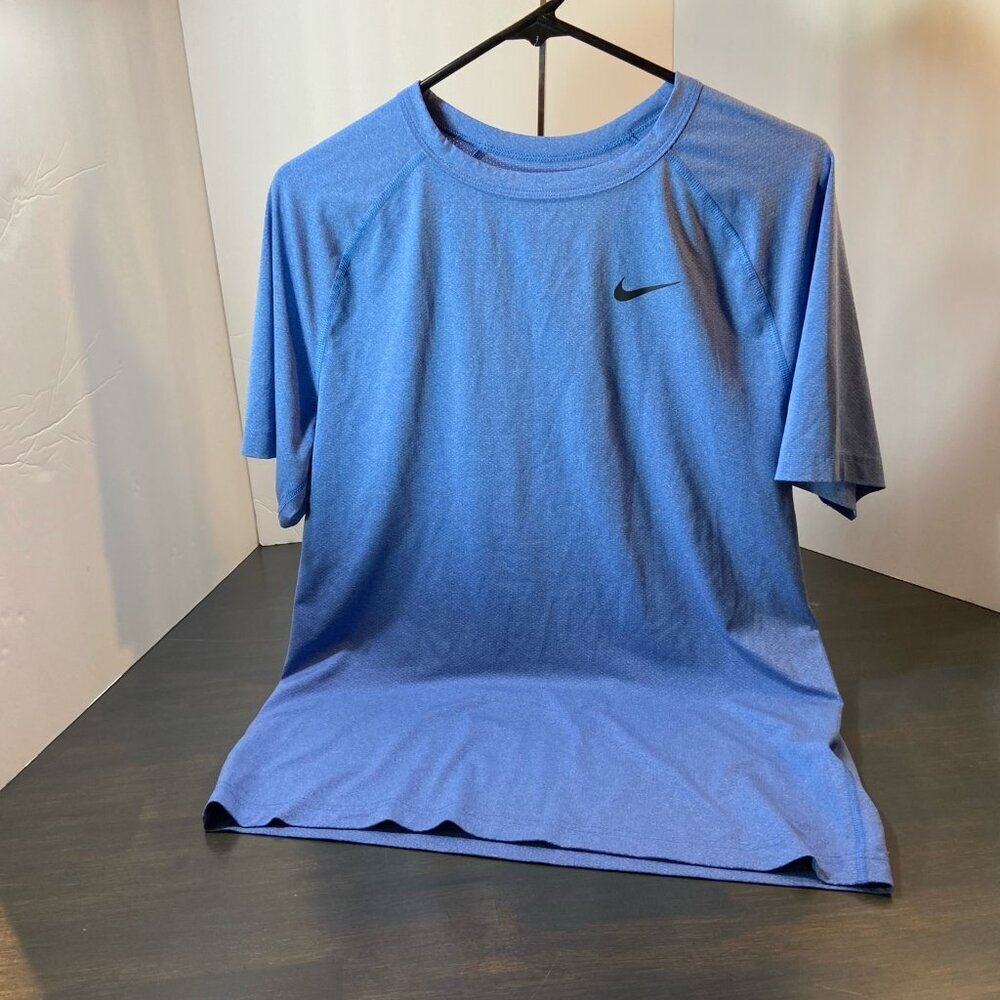 Nike Dri-Fit Men’s Training T-Shirt – Blue Heather – Size Small - Picture 1 of 6